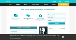 Desktop Screenshot of pof.de